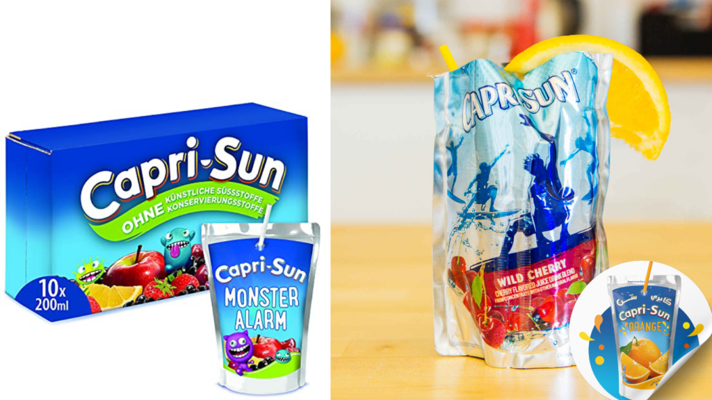 Plastikstrohhalme Capri Sun