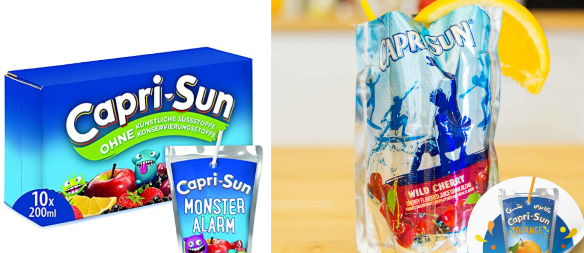Plastikstrohhalme Capri Sun