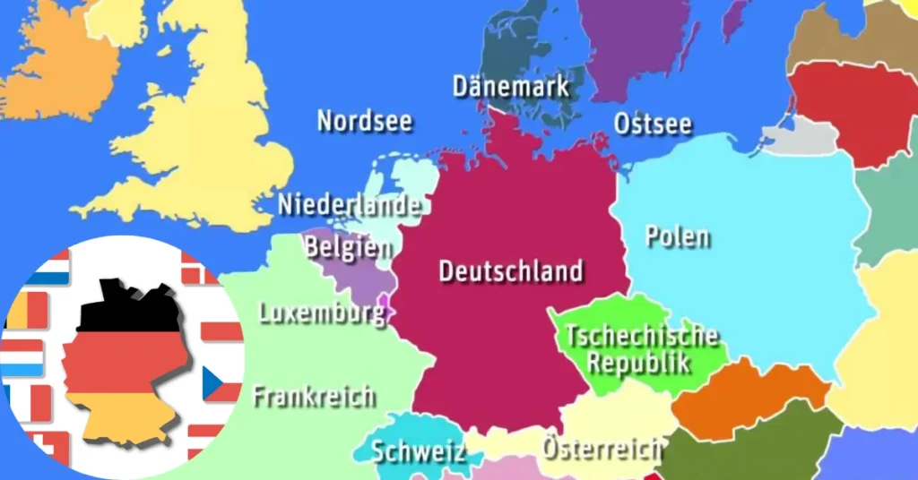 deutschlands nachbarländer karte