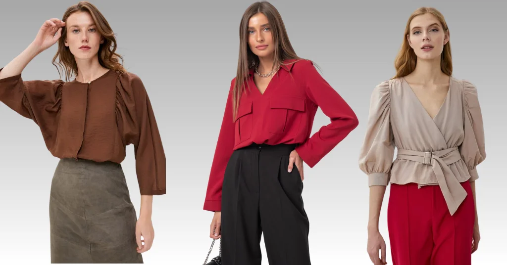 musselin bluse