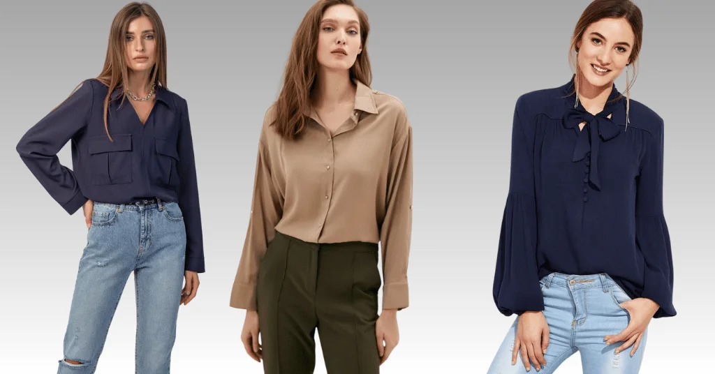 musselin bluse
