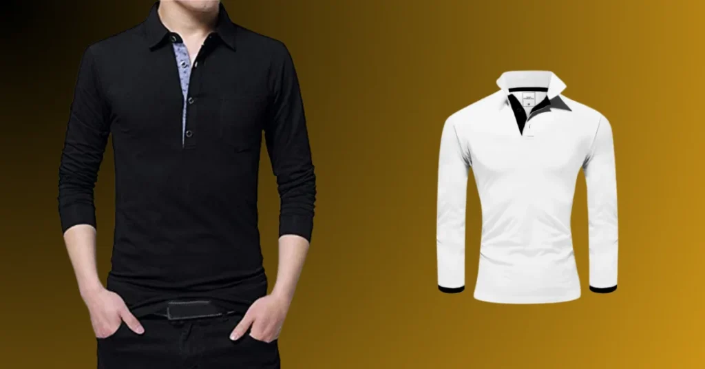 poloshirt herren langarm