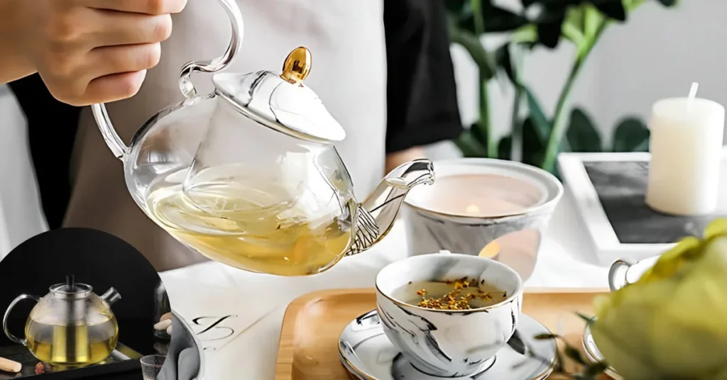 teekanne mit stövchen
