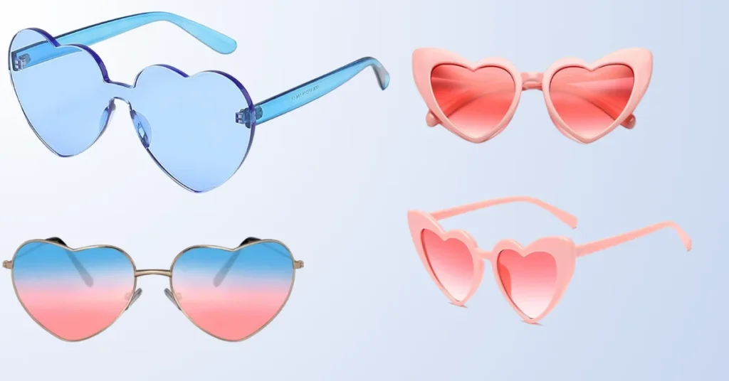 herz sonnenbrille